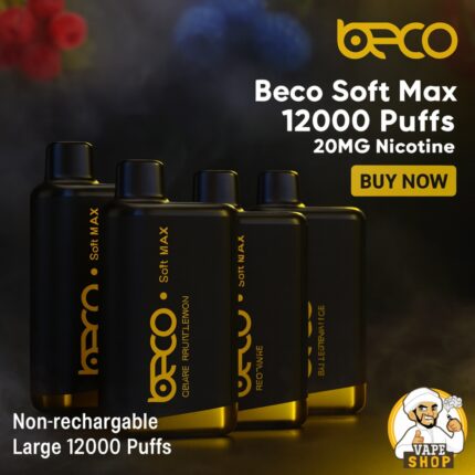 Beco Soft Max 12000 Puffs 20MG Nicotine None Rechargeable Disposable
