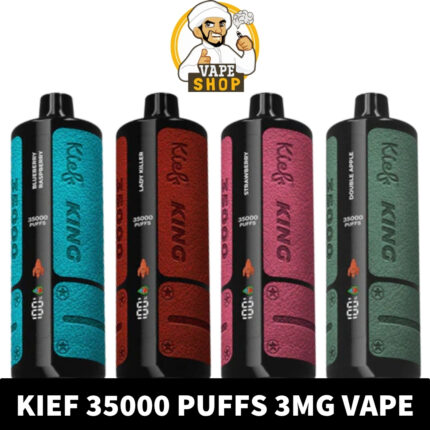 Kief King 35000 Puffs 3mg Nicotine Triple Mesh Coil Disposable Vape