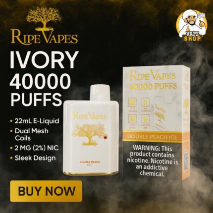 Ripe Vapes IVORY 20MG 40000 Puffs Disposable vape