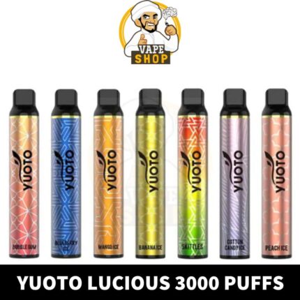 Youto Lucious 3000 puffs Disposable Vape in vape shop uae