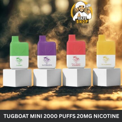 Tugboat Mini 2000 Puffs 20MG Nicotine None Rechargeable